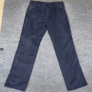 Bulwark FR Work Pants Men's 36x33 Blue Flame Resistant CAT2‎ Industrial Safety